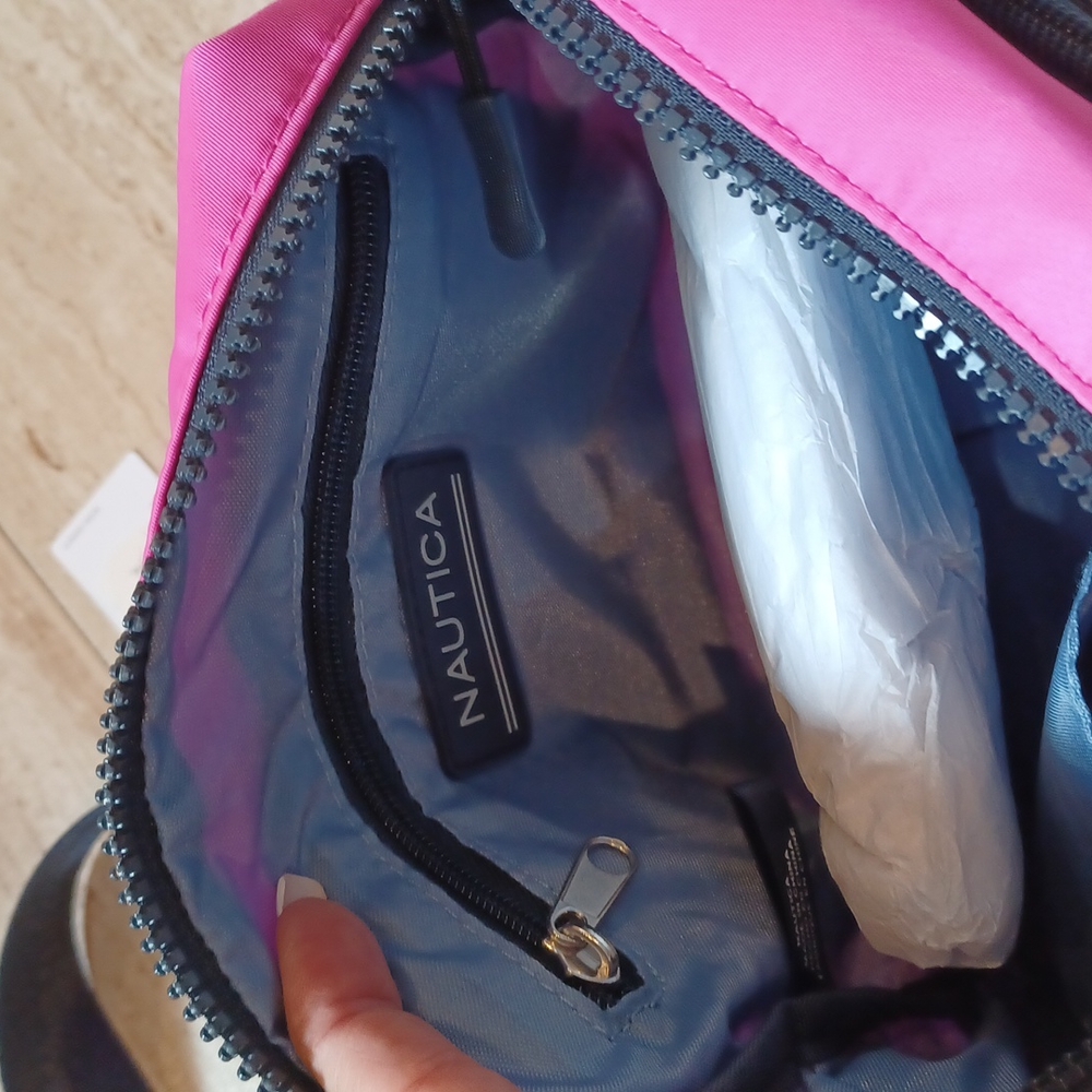New Nautica Riptide Hot Pink Crossbody Bag - Picture 6 of 10